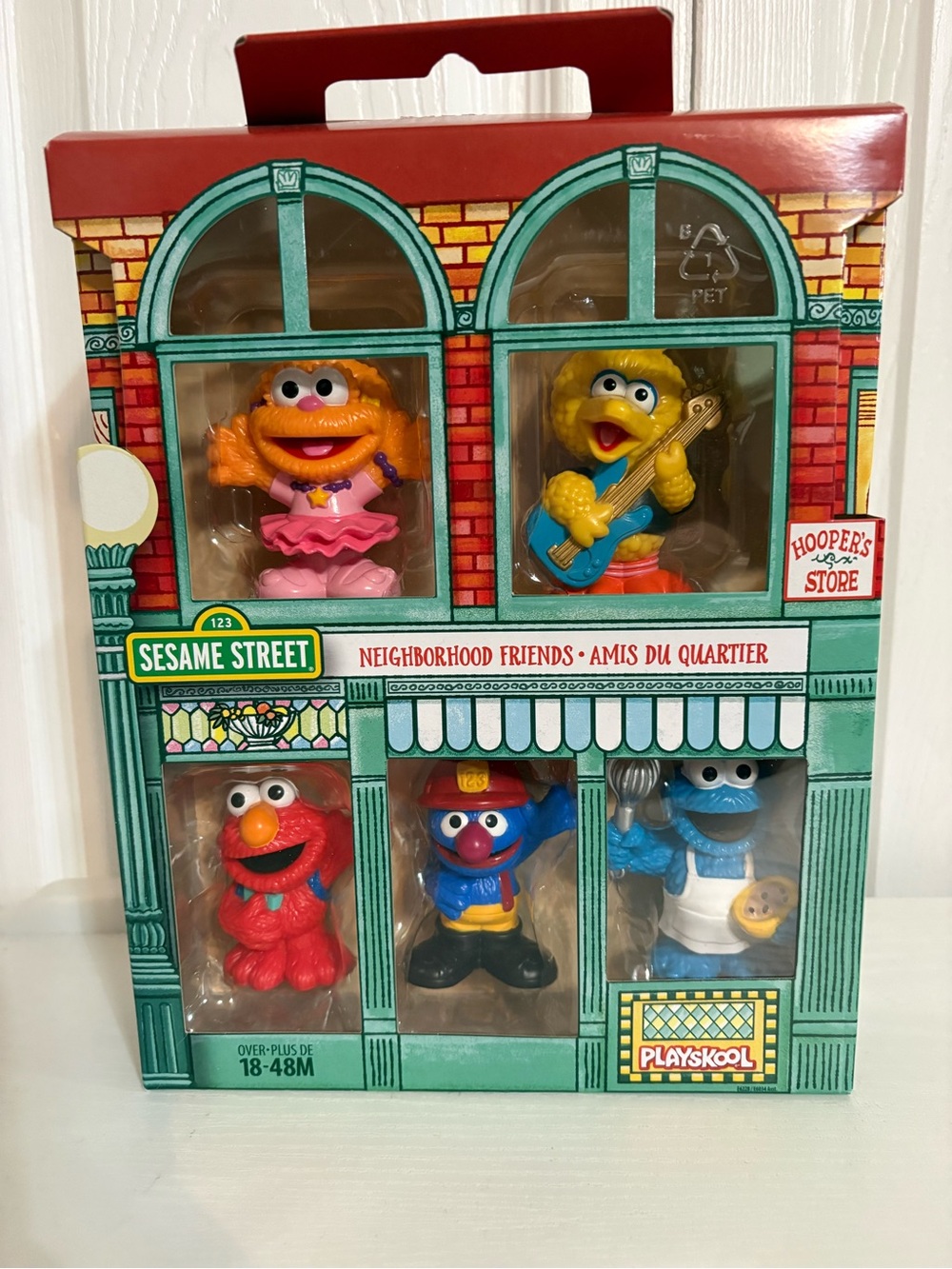 Sesame Street Neighborhood Friends 5-Figure Playset Playskool New Elmo Zoe